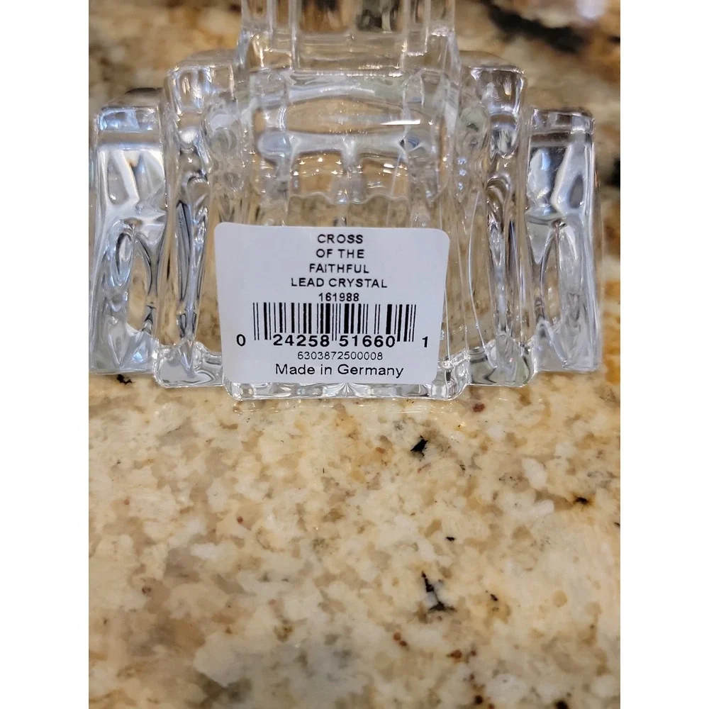 Waterford Crystal MARQUIS Cross of the Faithful 7